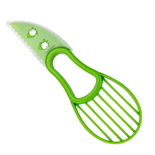 O Ozone 2 in 1 Avocado Slicer [ Peeler and Cutter ] [ Fruit Cutter   Vegetable Cutter ] Multi-Function Specialty Tool [ Dishwasher Safe ] - Green on Sale