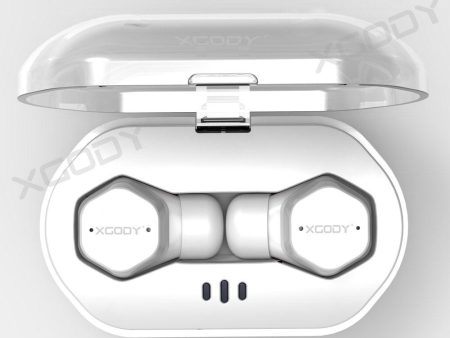 XGODY F8 Wireless Bluetooth Earbuds, Active Noise Cancelling in-Ear Earphones with Digital Charging Case Online Hot Sale