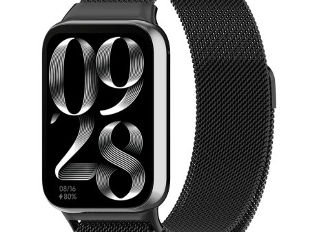 Xiaomi Mi Smart Band 8 Pro & Redmi Watch 4 , Milanese Loop Strap | Black Hot on Sale