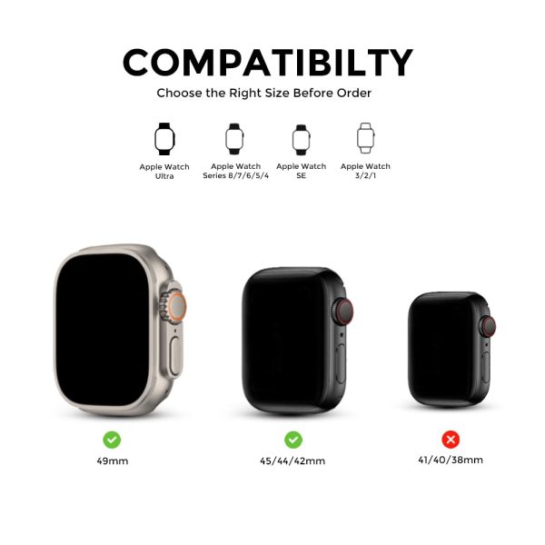 [6 Pack] Sport Bands For Apple Watch Band 42mm 44mm 45mm 49mm - Multi 2 Online Sale