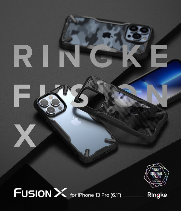 Apple iPhone 13 Pro Case Cover| Fusion-X Series| Black For Cheap