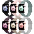 [6 Pack] Sport Bands For Apple Watch Band 42mm 44mm 45mm 49mm - Multi 2 Online Sale