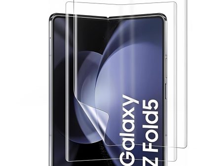 Samsung Galaxy Z Fold 5 Screen Protector | Flexible TPU Film Screen Guard | 2 Pack Fashion