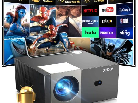 XGODY Sail2 Native 1080p Projector With WiFi And Bluetooth, 200-inch Full HD Large Screen Online now