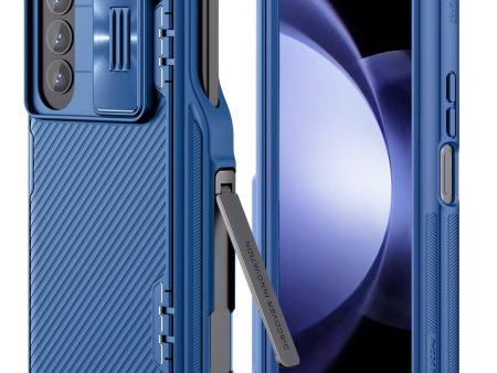 Samsung Galaxy Z Fold 5 5G Case Cover | Camshield Pro Series | Blue Supply