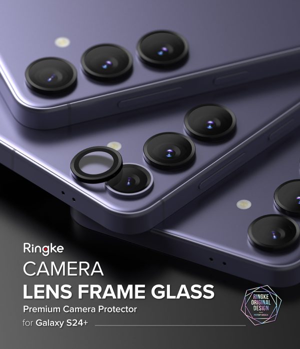 Samsung Galaxy S24 Plus Camera Lens Frame Glass | Camera Lens Frame Glass Series |Black Fashion