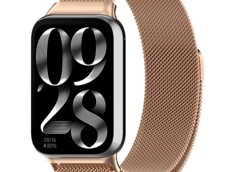 Xiaomi Mi Smart Band 8 Pro & Redmi Watch 4, Milanese Loop Strap | Rose Gold For Sale