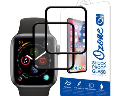 Apple Watch 40mm Screen Protector|Tempered Glass |2 Pack |Black Supply